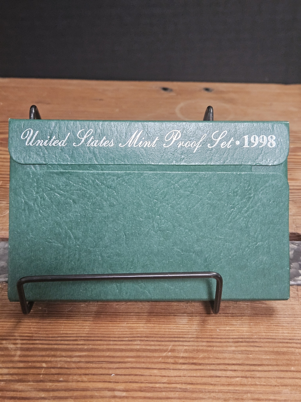United States Mint Proof Set Envelope - 1998 Green